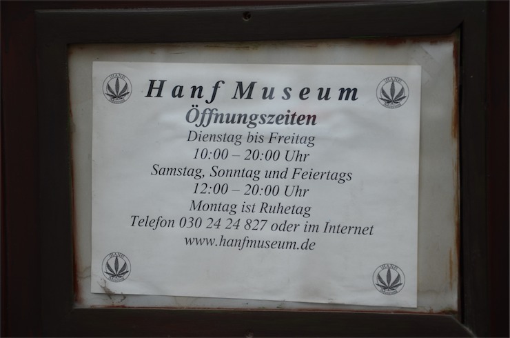 博物館好き必見！？ベルリンの大麻博物館に行ってみた。