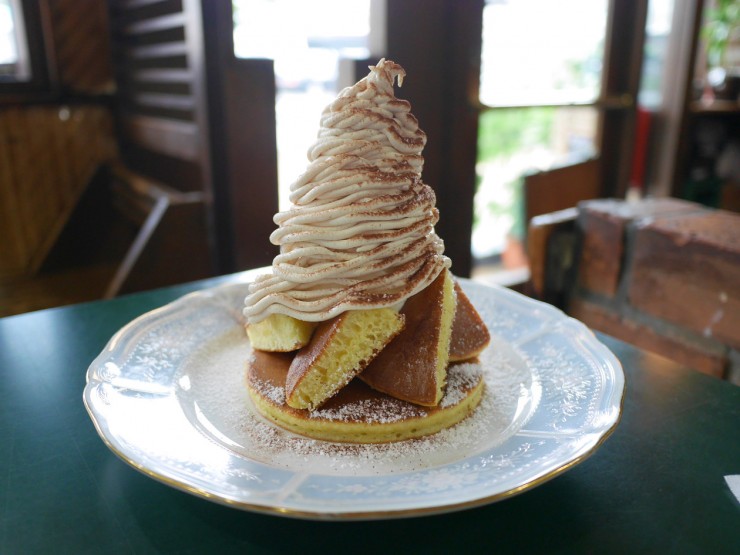 名物モンブランタワーのホットケーキが芸術的すぎる！愛知県・豊橋市が誇るホットケーキ専門の喫茶店「三愛（さんあい）」