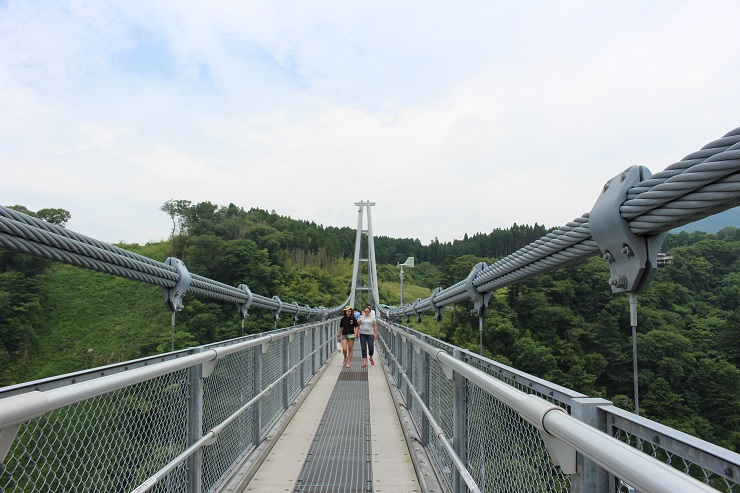 日本一のつり橋「久重夢大吊橋」
