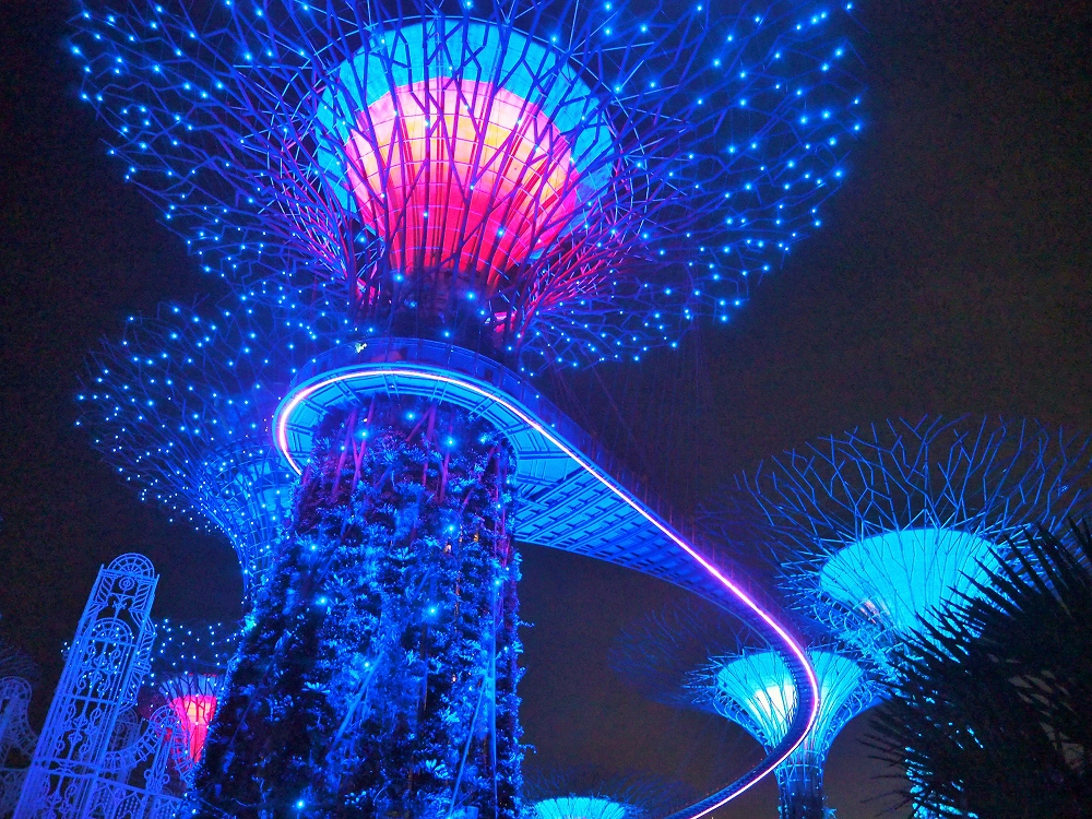 マリーナ ベイ サンズに近未来植物園 シンガポールの無料夜景ショーがすごい Gotrip 明日 旅に行きたくなるメディア