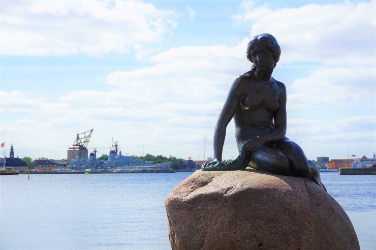 人魚姫銅像置物⭐アンデルセン童話 デンマークコペンハーゲン 工場直送 