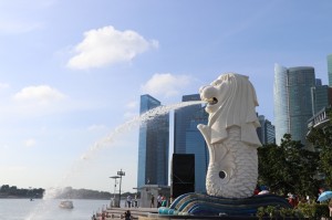 シンガポールのマーライオン公園